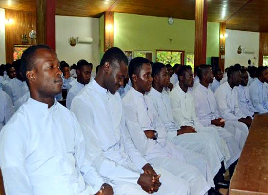 Alumni of St. Mary's Seminary Umuowa gathered together
